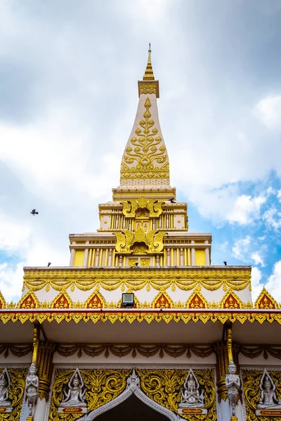 Wat Rat Prakhong Tham Tempel Med Liggande Buddha Nonthaburi Thailand — Stockfoto
