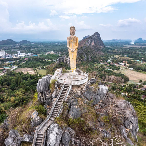 Санти Чеди Статуя Христа Искупителя Районе Пак Тхо Ратчабад Таиланд — стоковое фото