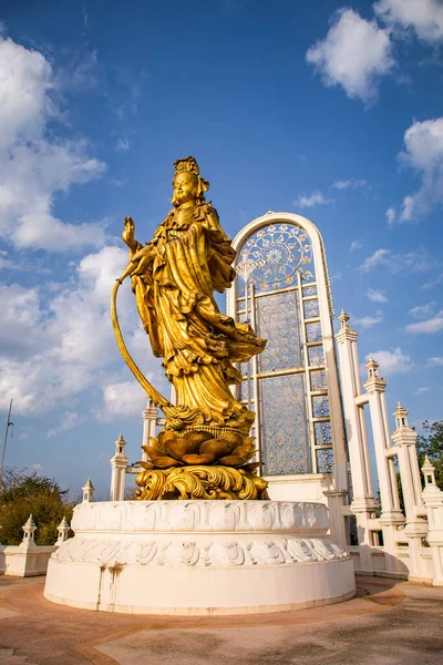 Wat Mahapho Tempel Och Buddha Staty Nakhon Pathom Thailand Sydostasien — Stockfoto