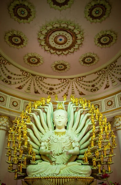 Świątynia Wat Mahapho Posąg Buddy Nakhon Pathom Tajlandia Azja Południowo — Zdjęcie stockowe