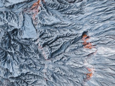 Tayland 'ın Ratchaburi eyaletindeki Büyük Kanyon' un havadan görünüşü, Güney Doğu Asya