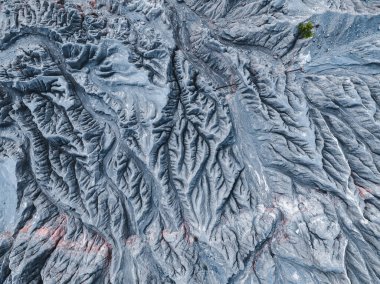 Tayland 'ın Ratchaburi eyaletindeki Büyük Kanyon' un havadan görünüşü, Güney Doğu Asya