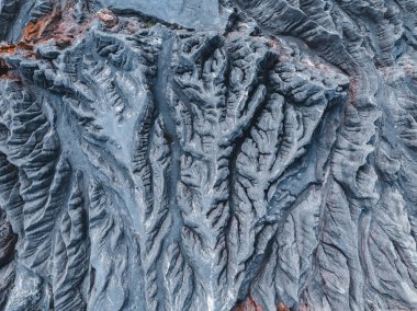 Tayland 'ın Ratchaburi eyaletindeki Büyük Kanyon' un havadan görünüşü, Güney Doğu Asya