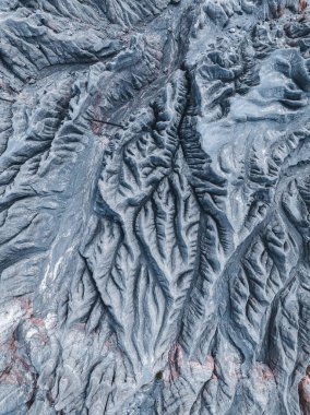 Tayland 'ın Ratchaburi eyaletindeki Büyük Kanyon' un havadan görünüşü, Güney Doğu Asya