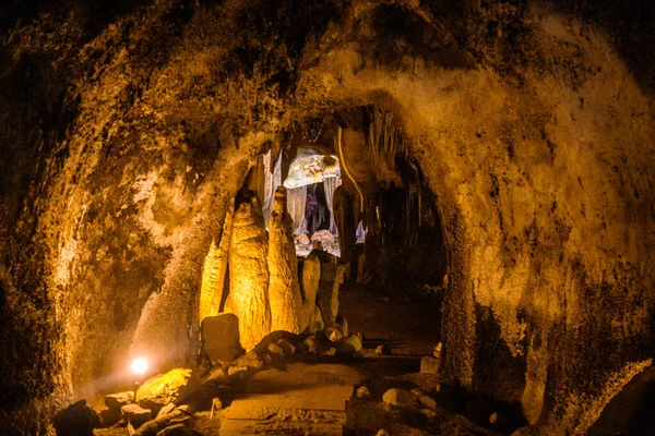 Cueva Khao Bin Ratchaburi Tailandia Foto Alta Calidad — Foto de Stock