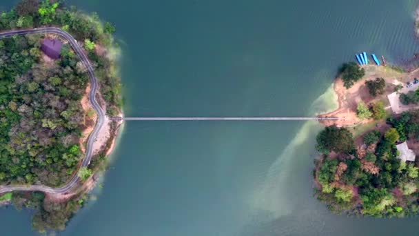 Плотина Каенг Крачан Провинции Пхетчабури Таиланд Юго Восточная Азия — стоковое видео