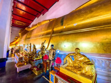 Phutta Saiyat veya Phetchaburi, Tayland 'da Wat Phuttha Saiyat. Yüksek kalite fotoğraf