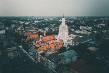 Wat Mahathat Worawihan, Phetchaburi, Tayland 'daki tapınak. Yüksek kalite fotoğraf