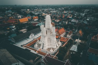 Wat Mahathat Worawihan, Phetchaburi, Tayland 'daki tapınak. Yüksek kalite fotoğraf
