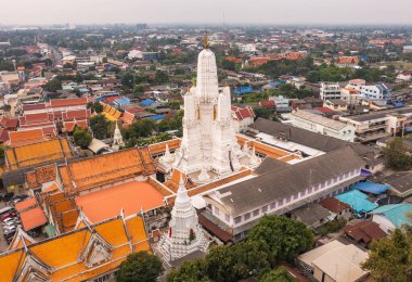 Wat Mahathat Worawihan, Phetchaburi, Tayland 'daki tapınak. Yüksek kalite fotoğraf