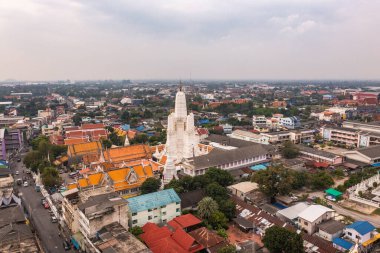 Wat Mahathat Worawihan, Phetchaburi, Tayland 'daki tapınak. Yüksek kalite fotoğraf