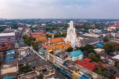 Wat Mahathat Worawihan, Phetchaburi, Tayland 'daki tapınak. Yüksek kalite fotoğraf