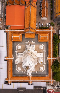 Wat Mahathat Worawihan, Phetchaburi, Tayland 'daki tapınak. Yüksek kalite fotoğraf