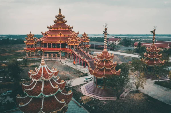 Wat Petch Suwan Templo Chinês Phetchaburi Tailândia Sudeste Asiático — Fotografia de Stock