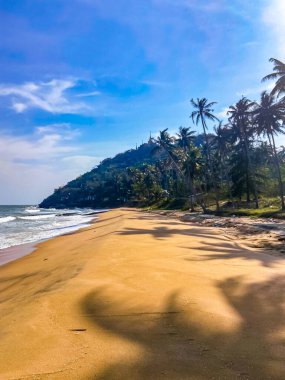 Tayland, Khiri Han 'daki Hat Thang Sai Plajı. Yüksek kalite fotoğraf