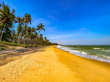 Tayland, Khiri Han 'daki Hat Thang Sai Plajı. Yüksek kalite fotoğraf