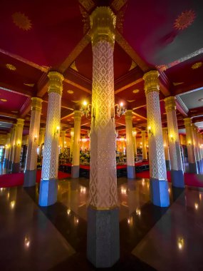 Phra Mahathat Chedi Phakdee Prakat tapınağı Prachuap Khiri Khan, Tayland, Güney Doğu Asya