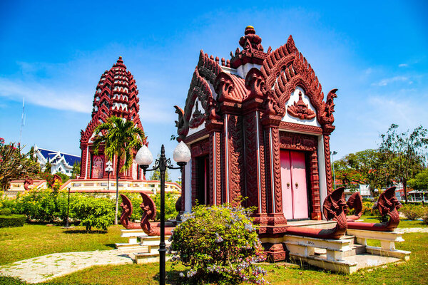 Prachuap Khiri Khan City Shrine in Thailand. High quality photo