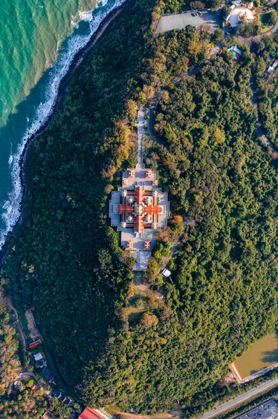 Phra Mahathat Chedi Phakdee Prakat Chrám Prachuap Khiri Khan Thajsko — Stock fotografie