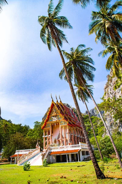 Wat Khao Daeng Prachuap Khiri Khan Thajsko — Stock fotografie
