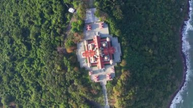Phra Mahathat Chedi Phakdee Prakat tapınağı Prachuap Khiri Khan, Tayland, Güney Doğu Asya