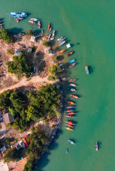 Die Pak Nam Pran Oder Pranburi Mündung Erstreckt Sich Vom — Stockfoto