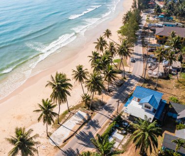 Koşan Boğa Sahili veya Chumphon, Tayland 'da Şapka Thung Wua Laen, Güney Doğu Asya