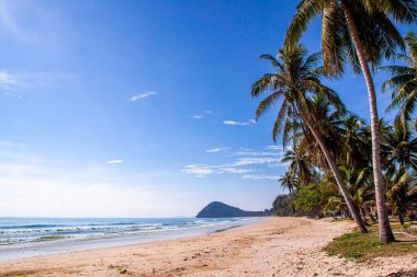 Koşan Boğa Sahili veya Chumphon, Tayland 'da Şapka Thung Wua Laen, Güney Doğu Asya