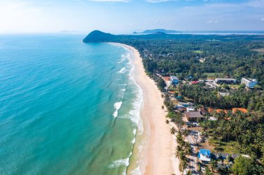Koşan Boğa Sahili veya Chumphon, Tayland 'da Şapka Thung Wua Laen, Güney Doğu Asya