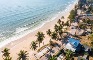 Koşan Boğa Sahili veya Chumphon, Tayland 'da Şapka Thung Wua Laen, Güney Doğu Asya
