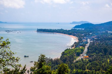 Chumphon, Tayland 'daki Khao Matsee bakış açısı. Yüksek kalite fotoğraf