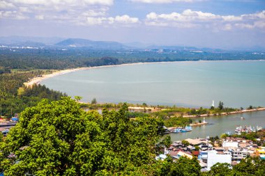 Chumphon, Tayland 'daki Khao Matsee bakış açısı. Yüksek kalite fotoğraf