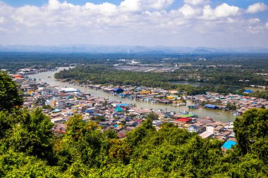 Chumphon, Tayland 'daki Khao Matsee bakış açısı. Yüksek kalite fotoğraf