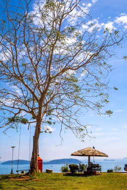 Chumphon, Tayland 'daki Khao Matsee bakış açısı. Yüksek kalite fotoğraf