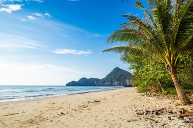 Thung Sang plajı ya da Ao Thung Sang Chumphon, Tayland 'da. Yüksek kalite fotoğraf