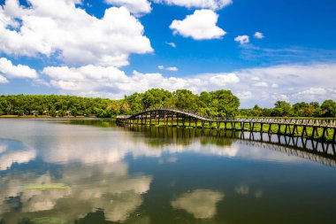 Chumphon, Tayland 'daki Nong Yai Tahta Köprüsü, Güney Doğu Asya