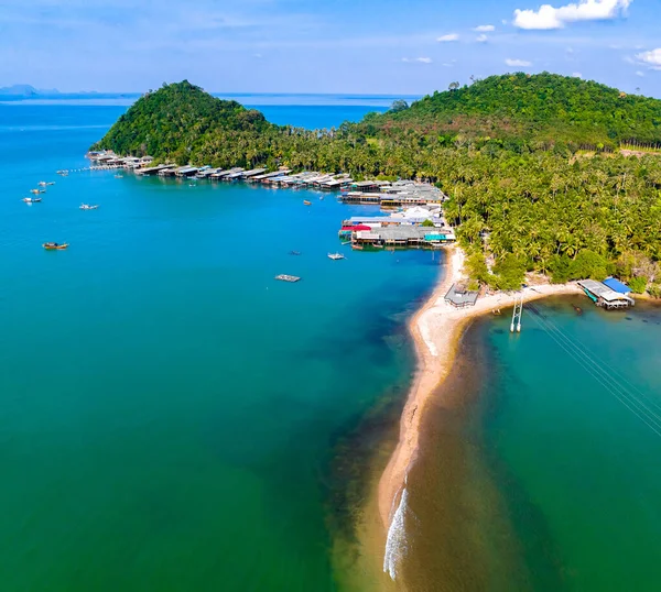 Veduta Aerea Dell Isola Koh Phithak Chumphon Thailandia Sud Est — Foto Stock