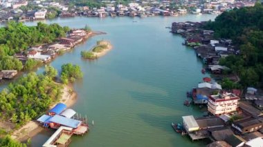 Ranong, Tayland havacılık şehri manzarası