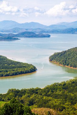 Ranong, Tayland 'daki Khao Fa Chi ViewPoint, Güney Doğu Asya
