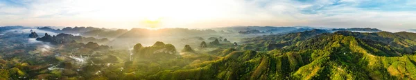 Terrazas Arroz Cerca Doi Tapang Chumphon Tailandia — Foto de Stock