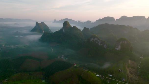 Rice Terraces Doi Tapang Chumphon Thailand — Stok video