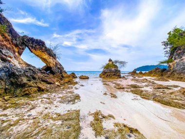 Ranong, Tayland 'daki Koh Phayam plajı. Yüksek kalite fotoğraf