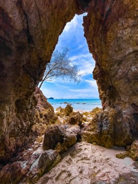 Ranong, Tayland 'daki Koh Phayam plajı. Yüksek kalite fotoğraf