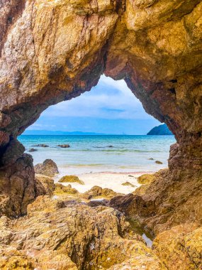 Ranong, Tayland 'daki Koh Phayam plajı. Yüksek kalite fotoğraf