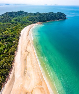 Ranong, Tayland 'daki Koh Phayam plajı. Yüksek kalite fotoğraf