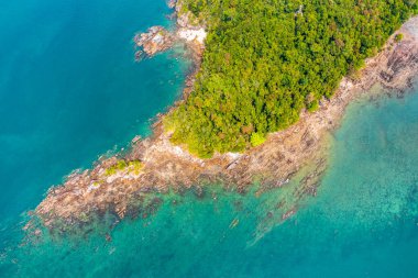 Ranong, Tayland 'daki Koh Phayam plajı. Yüksek kalite fotoğraf