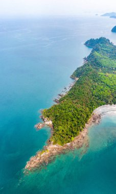 Ranong, Tayland 'daki Koh Phayam plajı. Yüksek kalite fotoğraf