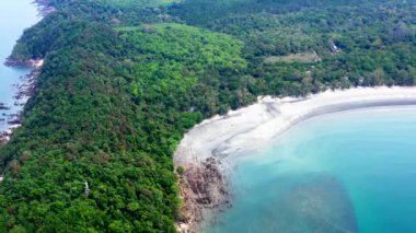 Ranong, Tayland 'daki Koh Phayam plajı. Yüksek kalite fotoğraf