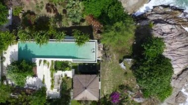 Aerial view of Thong Nai Pan Beach in Koh Phangan, Thailand, south east asia
