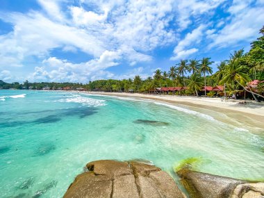 Haad Rin beach or Hat Rin in Ko Pha Ngan, Thailand, south east Asia